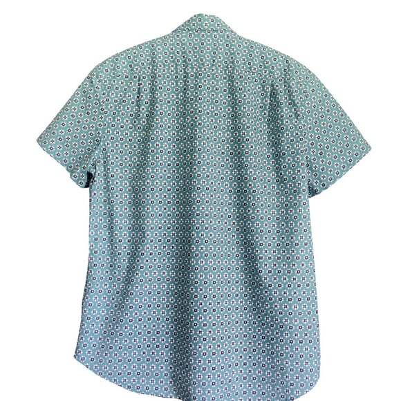 J.Crew Factory Atlantis Floral Print Button Down Flex Wash Slim Cotton Shirt M - Picture 2 of 7
